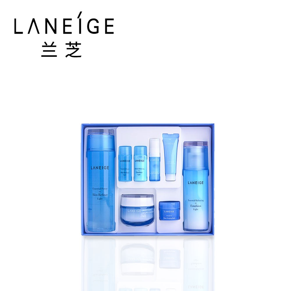 Laneige/兰芝水乳精华三件套 补水保湿化妆品套装 清爽型/滋润型