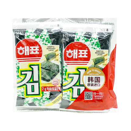 海牌海苔8连包